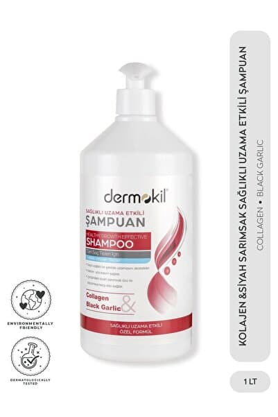 Şampuan - Sağlıklı Uzama Etkili (Kolojen & Siyah Sarımsak ) 1 L