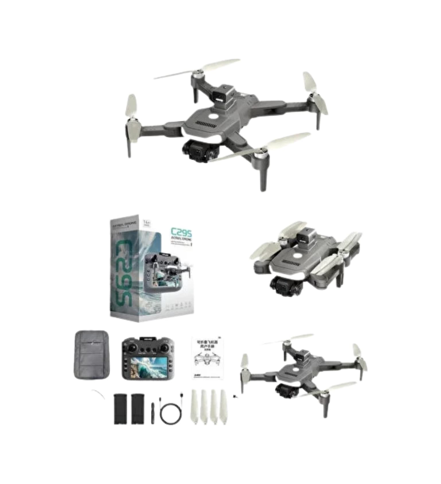 Katlanabilir Gps Destekli Akıllı Drone 4k Kamera Uzun Uçuş Süresi Ve Engel Algılama Özellikli Diğer