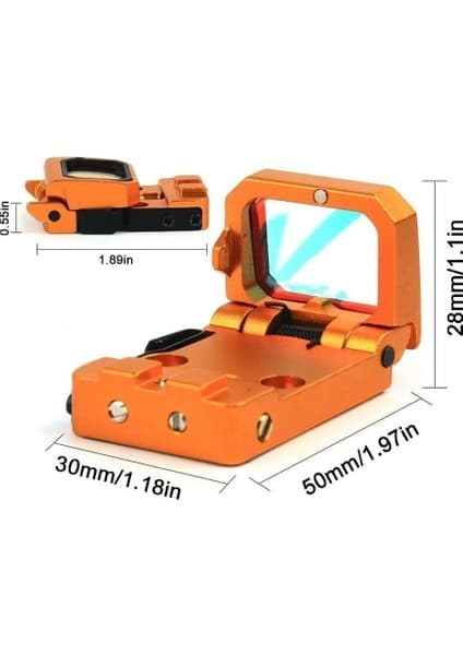 Vism Flipdot Reflex M2 Red Dot Sight Katlanabilir 22MM Reflex